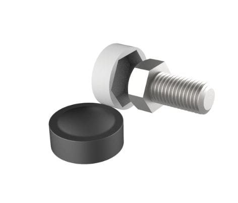Круглая крышка - LBKB - ISC PLASTIC PARTS - из полиэтилена / защитная / фотоэлектрическая