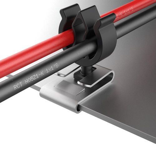 Зажим для общего применения - SFK - ISC PLASTIC PARTS - фотоэлектрический / из нержавеющей стали / для фиксации