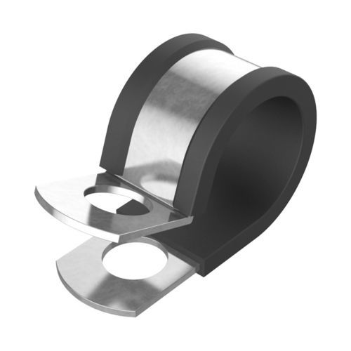 Крепежный хомут из нержавеющей стали - MASB - ISC PLASTIC PARTS - из гальванизированной стали / с винтовым креплением / коррозионностойкий