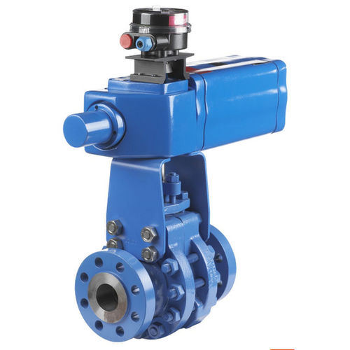 Клапан со сферическим золотником - Neles® D series - Metso Automation - с цапфой / большая производительность