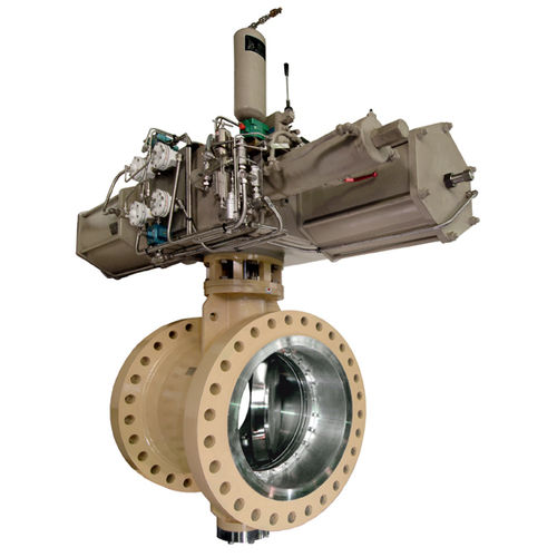 Клапан поворотный затвор - Mapag® BW series  - Metso Automation - тройной эксцентриситет / для абразивной жидкости