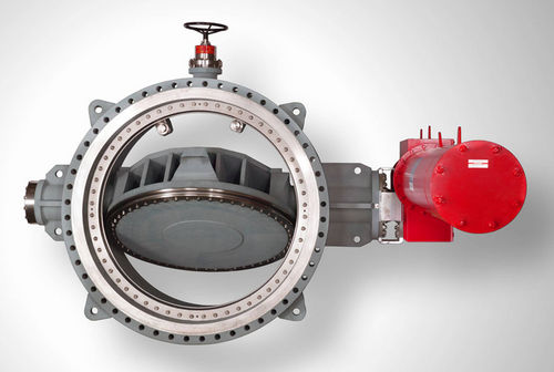 Клапан поворотный затвор - Mapag® BO series - Metso Automation - с ручным управлением / для остановки / пластинка