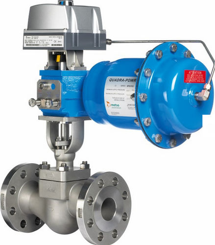 Клапан с вентилем - Neles® - Metso Automation - для регулировки / с фланцем
