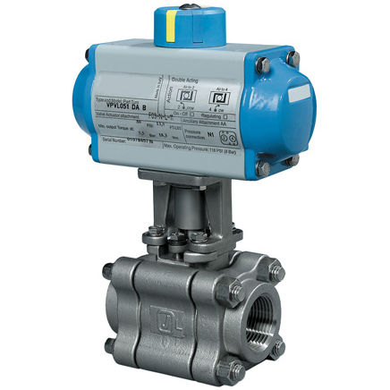 Клапан со сферическим золотником - 4000 series - Metso Automation - 3-элементный / двунаправленный / с раструбным соединением