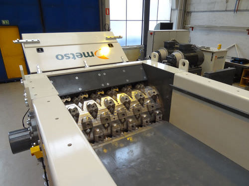 Измельчитель с 2 валами - EtaFineShred® series - Metso Automation - для твердых и сыпучих отходов / металлический