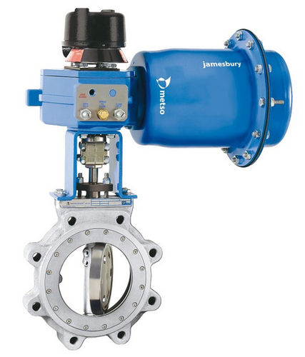Клапан поворотный затвор - Jamesbury® 800 series - Metso Automation - электрический / для размыкания / для масла