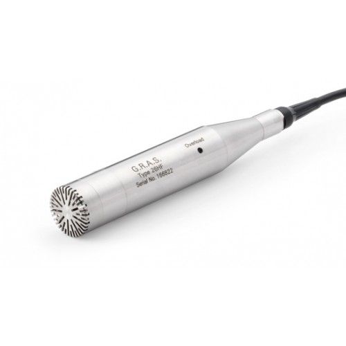 Микрофон для измерений - 1.1 V/Pa, min. –10 dB | 40HF - G.R.A.S. Sound & Vibration - с внешней поляризацией / с конденсатором / со встроенным предусилителем