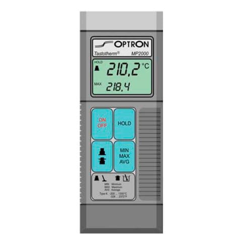 Термометр с термопарой - MP2000 - Optron - с дисплеем LCD / °C / K