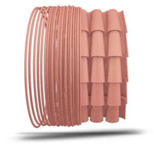 Филамент PLA для принтера 3D - CLAY - TreedFilaments - 1,75 mm / 2,85 mm / розовый