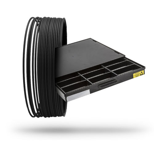 Филамент ABS для принтера 3D - ABS ESD - TreedFilaments - 1,75 mm / черный / ударопрочный