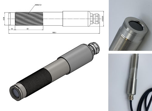 Пирометр °C - CT09WT - HEITRONICS Infrarot Messtechnik GmbH - K / °F / герметичный