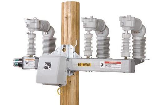 Разъединитель-выключатель среднего напряжения - 14.4 - 25 kV, max. 20 kA | Scada-Mate CX™ - S&C Electric Company - воздушный / для наружного применения