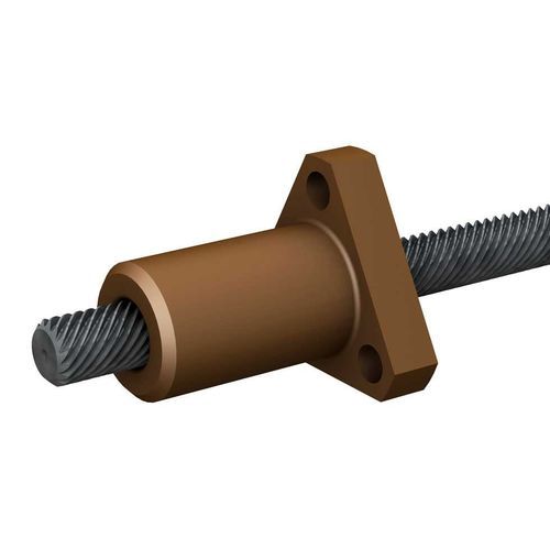 Гайка для трапецеидального винта - TS - PBC Linear - из нержавеющей стали / покрытая PTFE / резьбовая