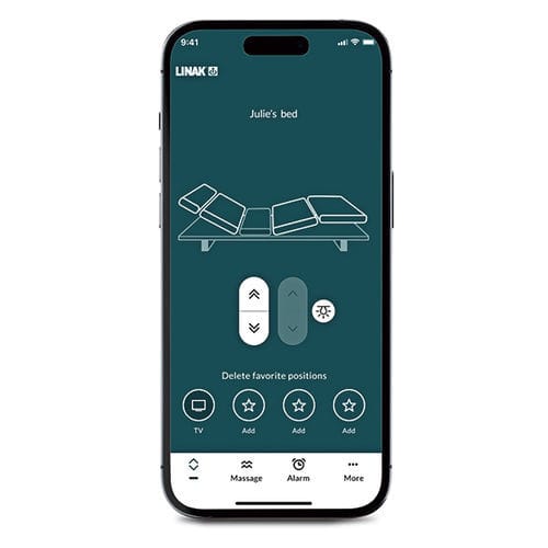 Мобильное приложение для регулировки основания - Bed Control&trade; - LINAK - для исполнительного устройства / Android / iOS