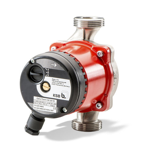 Насос с ротором - Calio-Therm NC - KSB - для горячей воды / электрический / стационарный