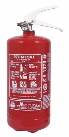 Огнетушитель с порошком - 3 kg, 13A-89B-C | EPP03011 - Pii Srl - переносной