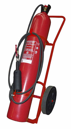 Огнетушитель газовый (CO2) - 50 kg, 233B | CO250000 - Pii Srl - колесный