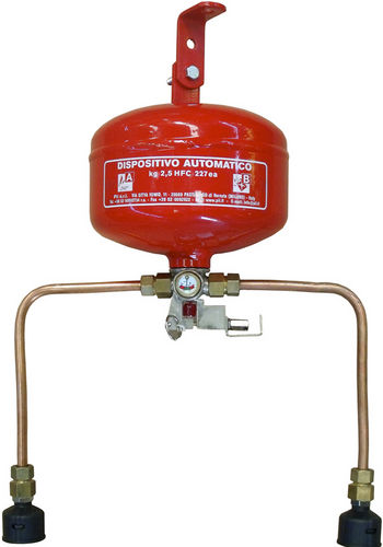 Фиксированный огнетушитель - 1.5 kg, HFC 227 | AUT15002 - Pii Srl - автоматический