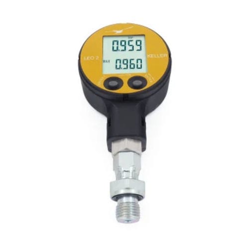 Абсолютный манометр - LEO2 series - Riels Instruments - светодиодный / резьбовой / из нержавеющей стали