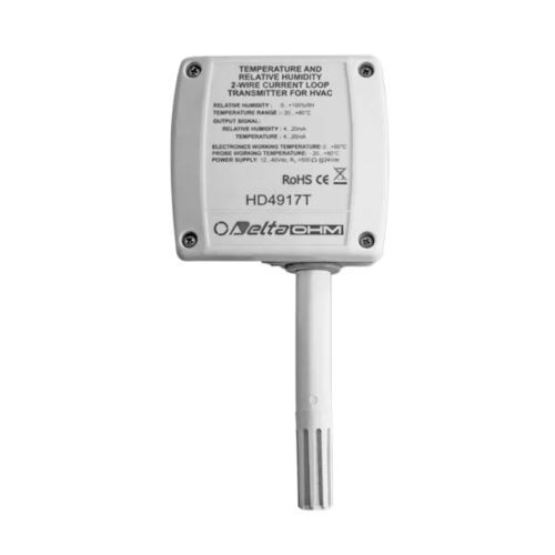 Относительный датчик влажности и температуры - HD49 series - Riels Instruments - резьбовой / Pt100 / 4-20 мА