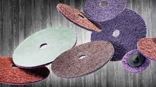 Абразивный круг с оксидом алюминия - 6924 siamet HD - sia Abrasives - для отделки / для удаления заусенцев / для металла