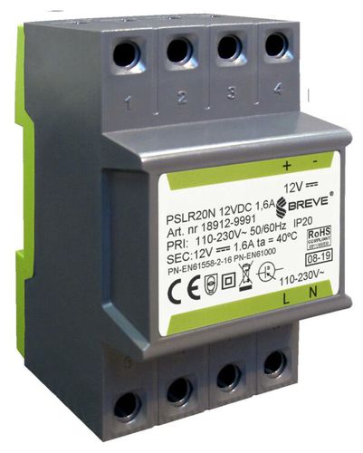 Источник электропитания на DIN-рейке - PSLR N series  - BREVE-Tufvassons - AC/DC / для резки / IP20