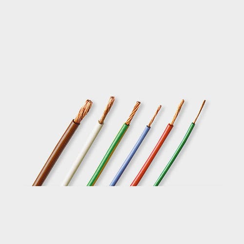 Изолированный электрический провод - FLEXI-E 0,10 - Stäubli Electrical Connectors AG - из меди / из ПВХ / гибкий