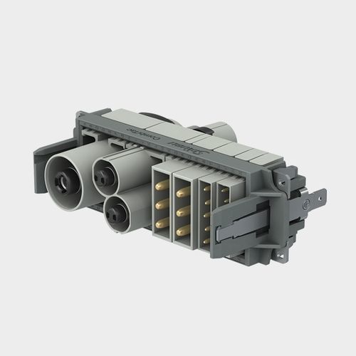 Электрическая защитная крышка для коннектора - CTD 10 - Stäubli Electrical Connectors AG - установленная на панелях / из алюминия / пластмасса
