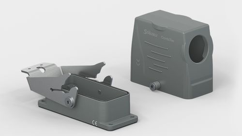 Электрическая защитная крышка для коннектора - CT-CH2-S/SSL - Stäubli Electrical Connectors AG - IP65 / пластмасса / прямоугольная