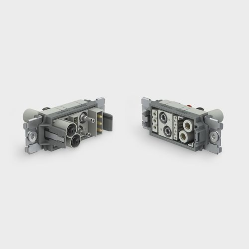 Модульный соединитель - CombiTac direqt - Stäubli Electrical Connectors AG - пневматический / для передачи данных / прямоугольный