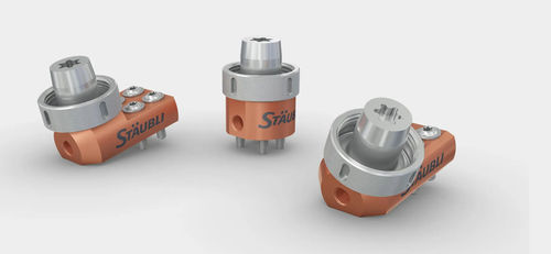 Соединитель для бидонов - GAC - Stäubli Electrical Connectors AG - для источника электропитания / винтовой / сильного тока