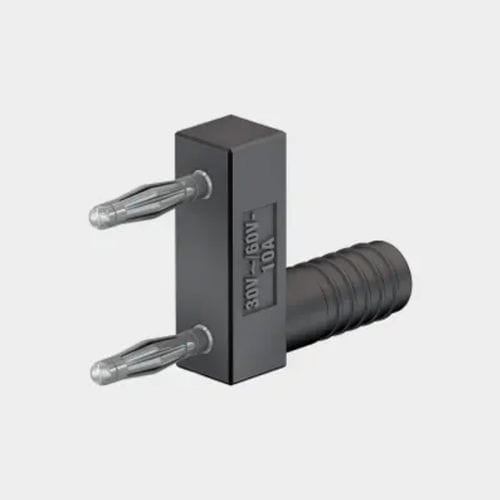 Пробка с прямым углом - KS2-12L/1SA/N - Stäubli Electrical Connectors AG - наружная резьба / из латуни / для источника электропитания