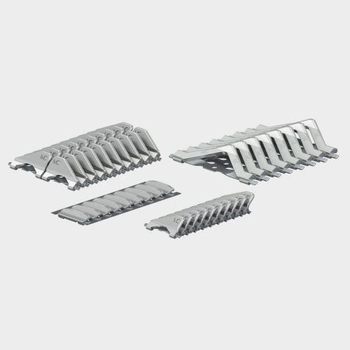 Плоский электрический контакт - MULTILAM fusio - Stäubli Electrical Connectors AG - на пружине / из меди / из серебра