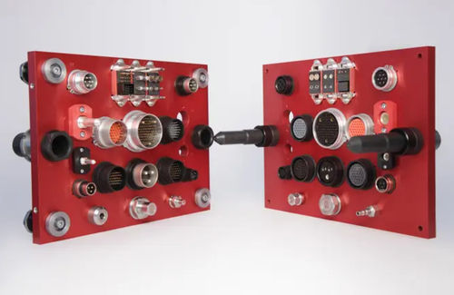 Соединитель для источника электропитания - Stäubli Electrical Connectors AG - круговой / для детали / для бидонов