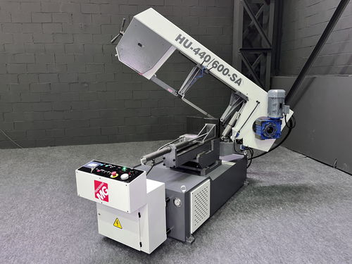 Ленточная пила - HU-440/600-SA  - TRONZADORAS MG - для стали / полуавтоматическая / с системой охлаждения