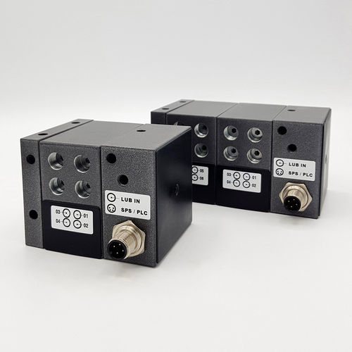Прогрессивный питатель смазки - PRV-PLC series - GRUETZNER GmbH - контролируемый PLC