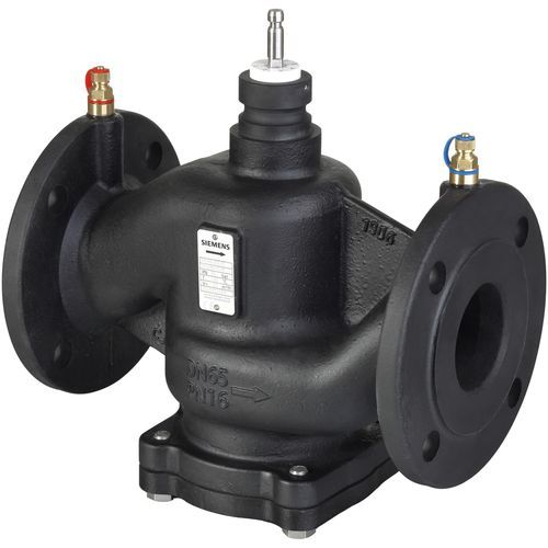 Клапан с вентилем - VPF54.50F25 - Siemens Building Technology HVAC Products - гидравлический / для контроля / для воды