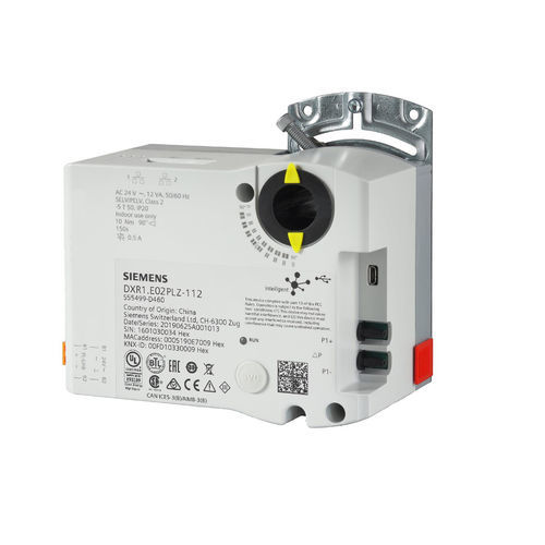 Механический регулирующий привод - DXR1.E02PLZ-112 - Siemens Building Technology HVAC Products - 90° / IP20 / компактный