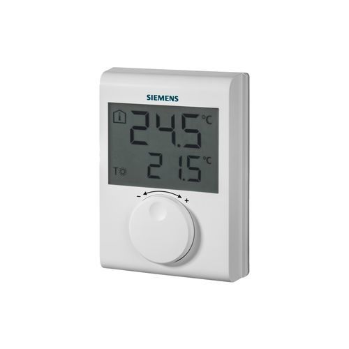 Электронный термостат - RDH100 - Siemens Building Technology HVAC Products - настенный / IP20 / для ОВКВ