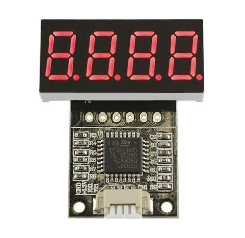 Табло LED - LDQ-M3604RI-01UR - LUMEX - с 4 цифрами / 7 сегментов / промышленное