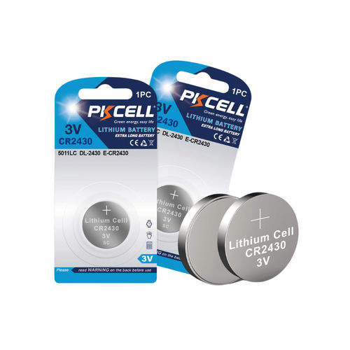 Литий-диоксид марганцевый аккумулятор - 2430 - Shenzhen PKCELL Battery Co. Ltd - круглый / CR / 3 V