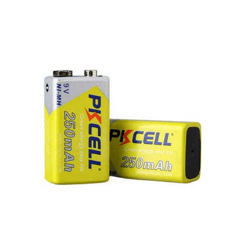 Заряжаемая батарейка Ni-MH - Shenzhen PKCELL Battery Co. Ltd - призматическая / 9 В / CE