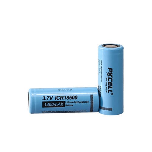 Заряжаемая батарейка Li-ion - ICR18500 - Shenzhen PKCELL Battery Co. Ltd - цилиндрическая / 3 V / CE