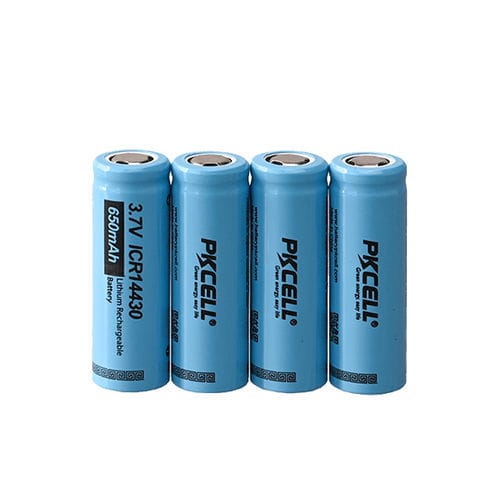 Заряжаемая батарейка Li-ion - ICR14430 - Shenzhen PKCELL Battery Co. Ltd - цилиндрическая / 3 V / промышленная