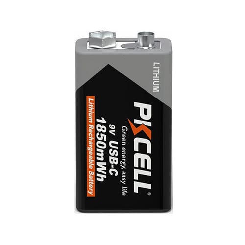 Литиевая заряжаемая батарейка - Shenzhen PKCELL Battery Co. Ltd - призматическая / 9 В / для профессионального использования