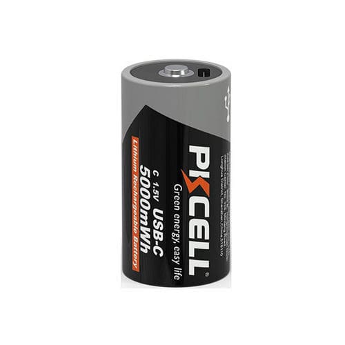 Литиевая заряжаемая батарейка - Shenzhen PKCELL Battery Co. Ltd - тип С / 1,5 В / для резервного питания