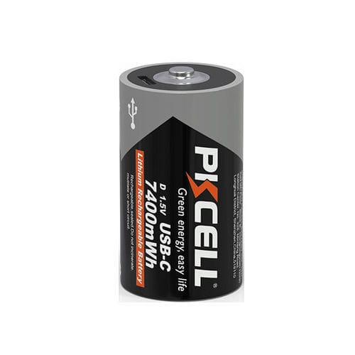 Литиевая заряжаемая батарейка - Shenzhen PKCELL Battery Co. Ltd - тип D / 1,5 В / для профессионального использования