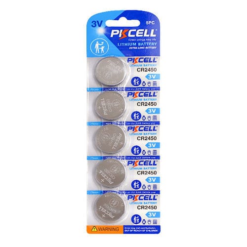 Литий-диоксид марганцевый аккумулятор - 2450 - Shenzhen PKCELL Battery Co. Ltd - круглый / CR / 3 V