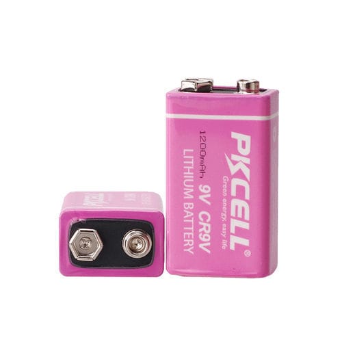 Литий-диоксид марганцевый аккумулятор -  CR9V - Shenzhen PKCELL Battery Co. Ltd - призматический / CR / 9 В