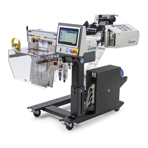 Печатная машина с теплопередачей - AutoLabel 500P™ - Automated Packaging Systems - для этикеток / с управлением через сенсорный экран / линейная